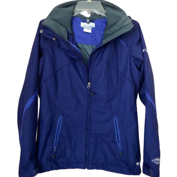 Columbia Interchange Royal Blue Jacket Waterproof - S - Picture 1 of 12